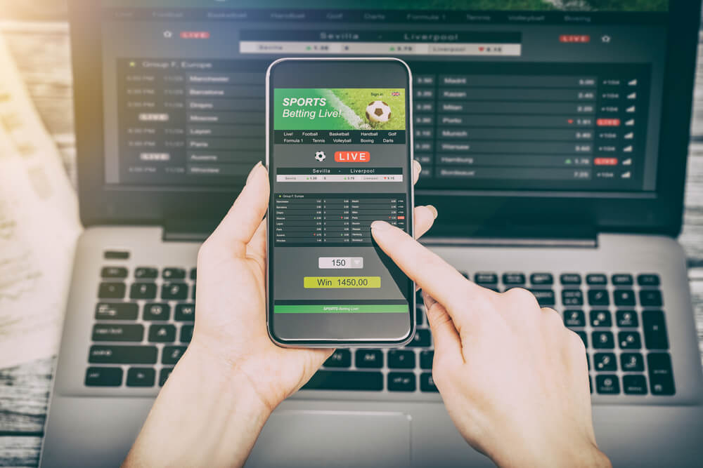 Betting options on mobile and desktop