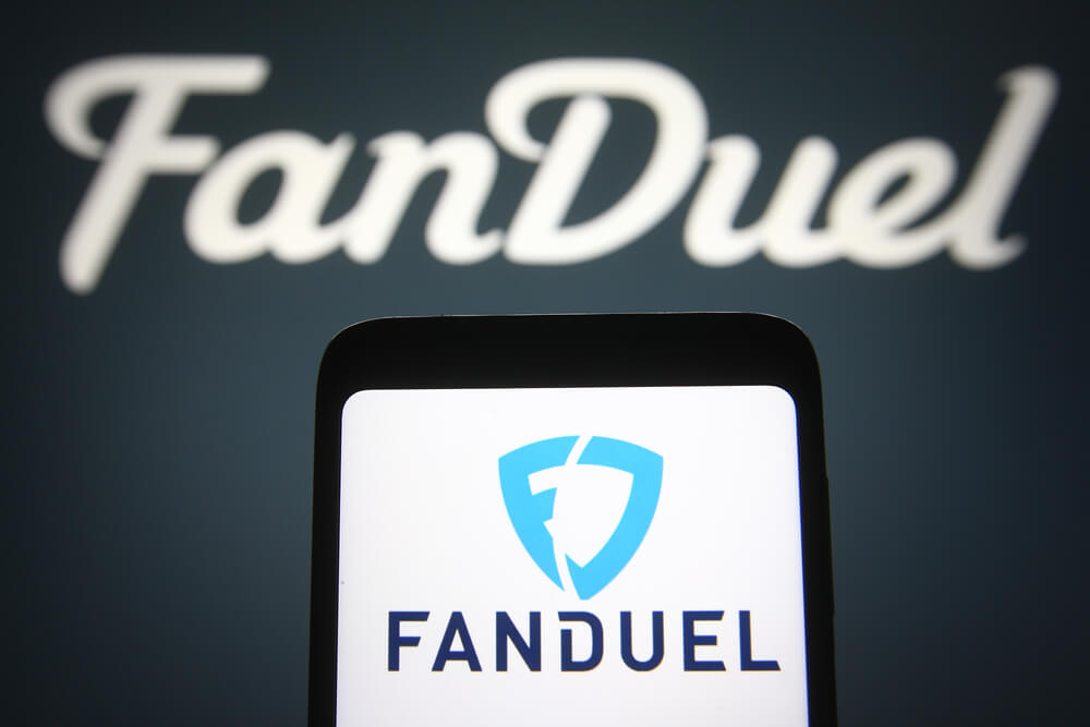 Fanduel Logo on Mobile phone